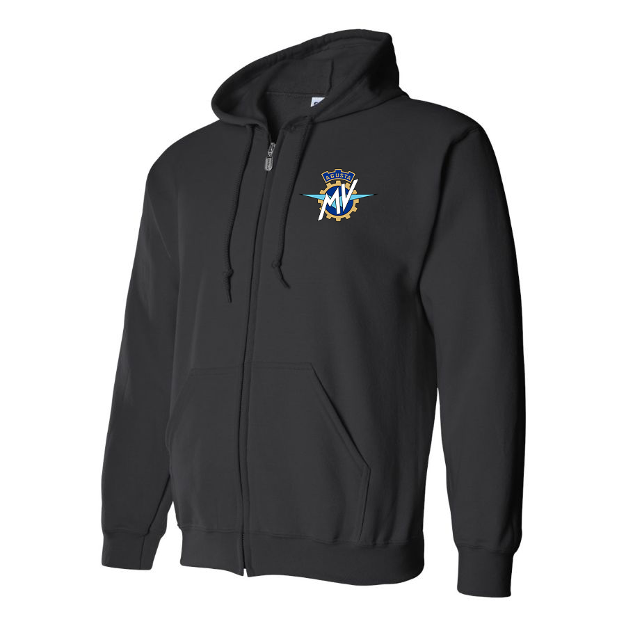Men's MV Agusta Logo Zipper Hoodie