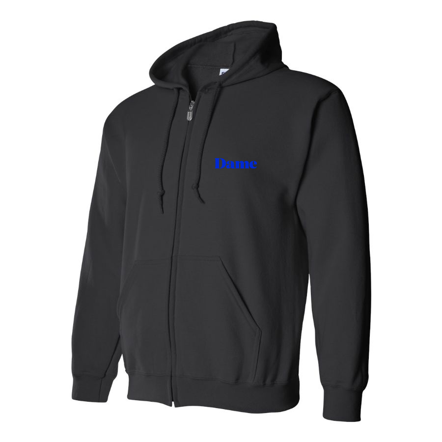 Men's Dame Products Logo Zipper Hoodie