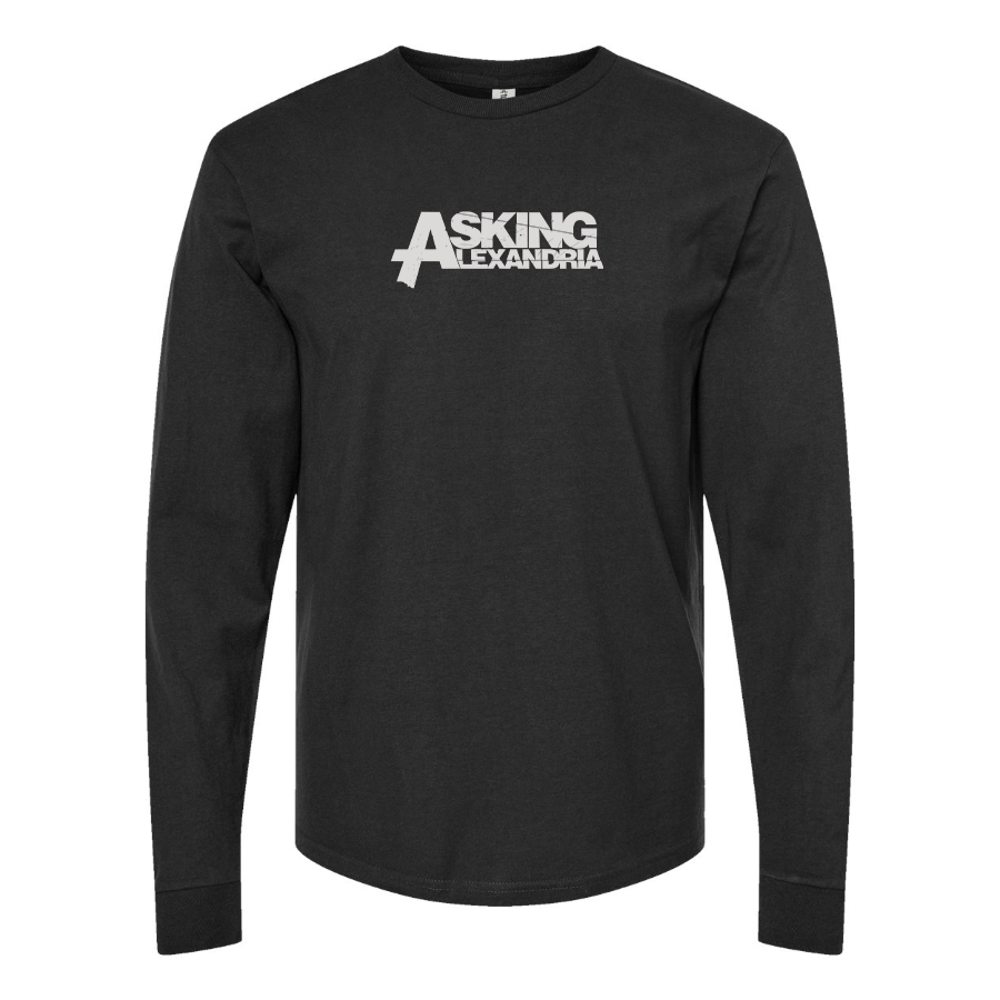 Men's Asking Alexandria Logo Cotton Long Sleeve T-Shirt