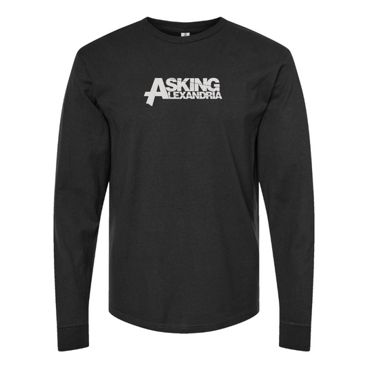 Men's Asking Alexandria Logo Cotton Long Sleeve T-Shirt