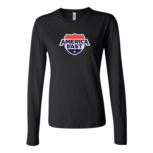 BELLA CANVAS Women’s  America East Conference Jersey Long Sleeve Tee