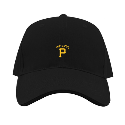 Bristol Pirates  Logo  Dad Baseball Cap Hat
