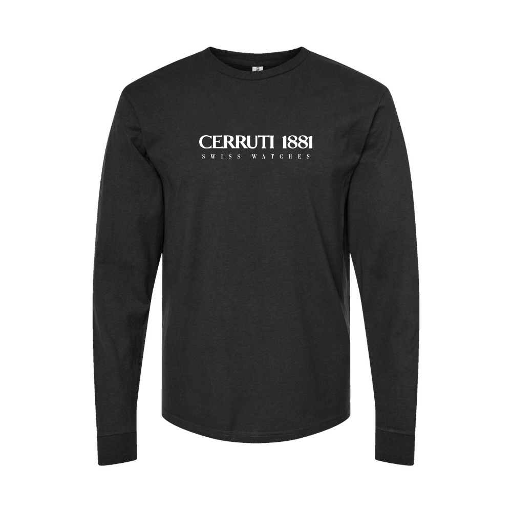 Youth Cerruti 1881 Logo Cotton Long Sleeve T-Shirt