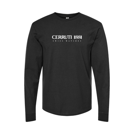 Youth Cerruti 1881 Logo Cotton Long Sleeve T-Shirt