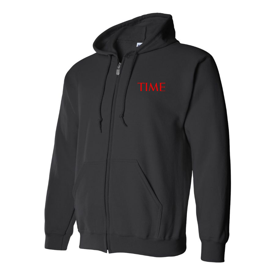Men's Time Logo Zipper Hoodie