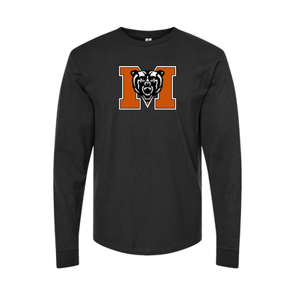 Men's Mercer Bears Logo Long Sleeve T-Shirt