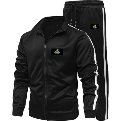 Men's Cartoon Pizza Logo Dri-Fit TrackSuit