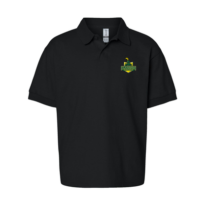 Youth Clarkson Golden Knights Gildan Dry Blend Jersey Polo