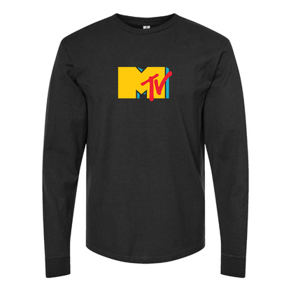 Youth MTV Logo Cotton Long Sleeve T-Shirt