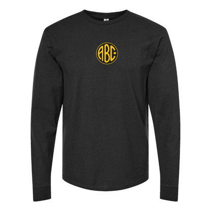 Men's ABC Motors Logo Cotton Long Sleeve T-Shirt