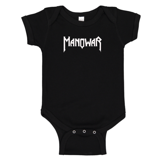 Manowar Logo Baby Onesie Romper