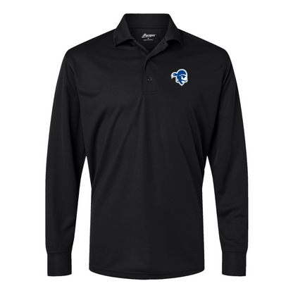 Men's Seton Hall Pirates Logo Paragon Prescott Long Sleeve Polo