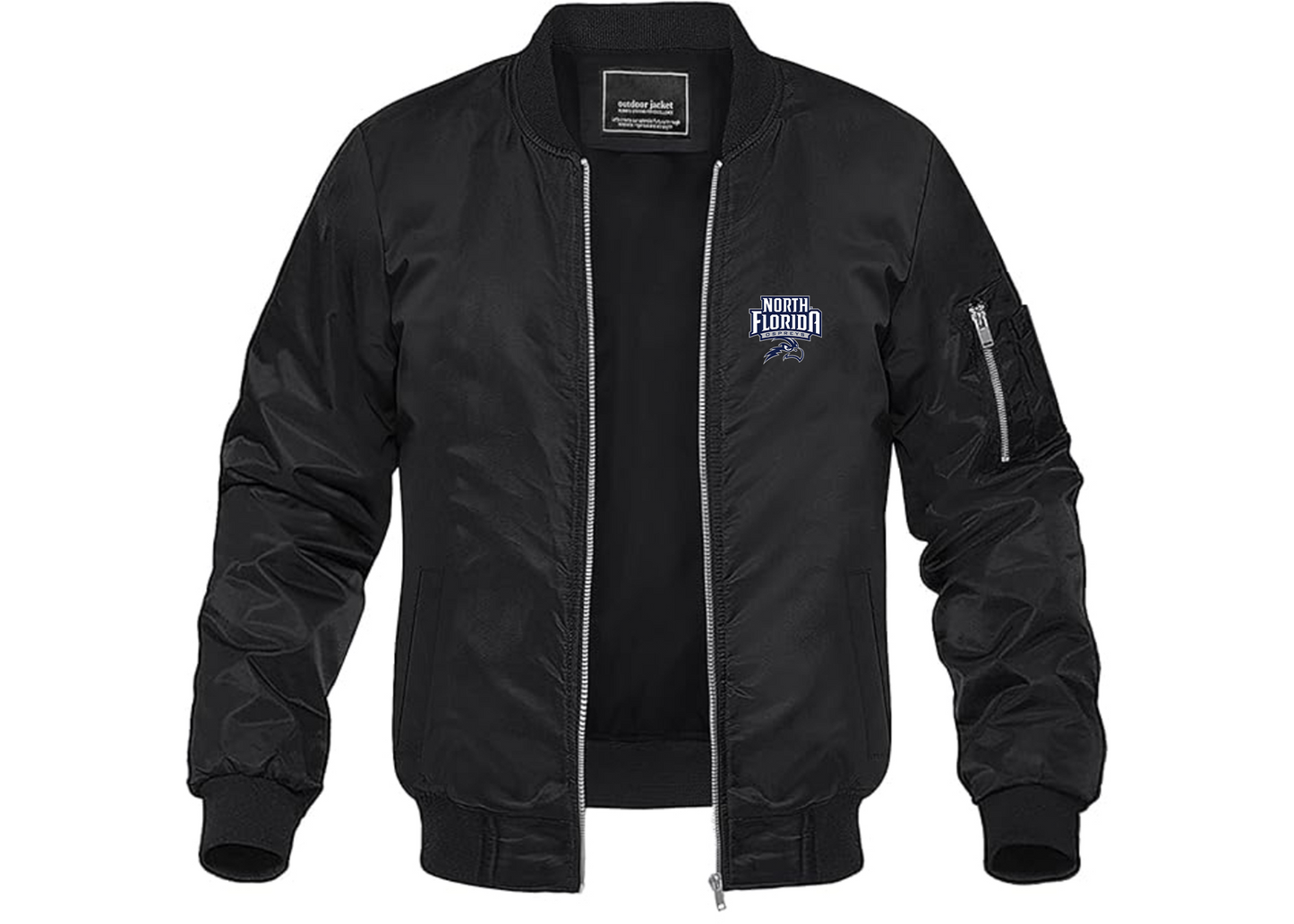 Men's UNF Ospreys Lightweight Bomber Jacket Windbreaker Softshell Varsity Jacket Coat