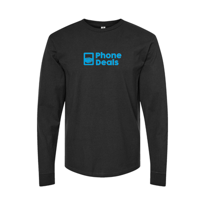 Youth MrPhoneDeals Logo Cotton Long Sleeve T-Shirt