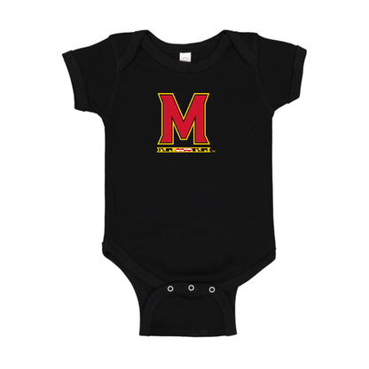 Maryland Terrapins Logo Baby Romper Onesie