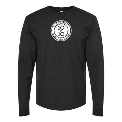 Men's 10x10 An Italian Theory Logo Cotton Long Sleeve T-Shirt