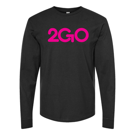 Men's  2GO Logo Cotton Long Sleeve T-Shirt
