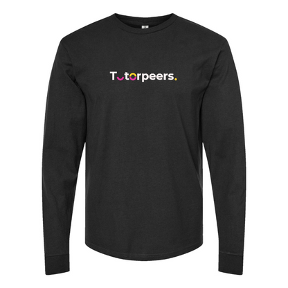 Youth Tutorpeers Logo Cotton Long Sleeve T-Shirt