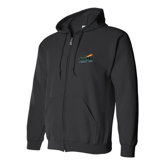Men's Danny Phantom Logo Zipper Hoodie