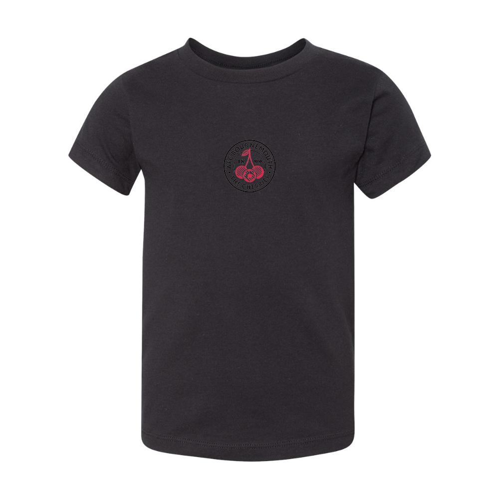 AFC Bournemouth Soccer Logo BELLA  CANVAS Toddler Jersey Tee