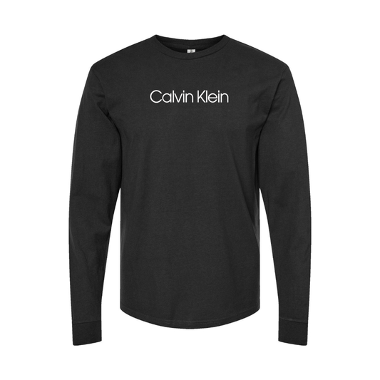 Youth Calvin Klein Logo Cotton Long Sleeve T-Shirt
