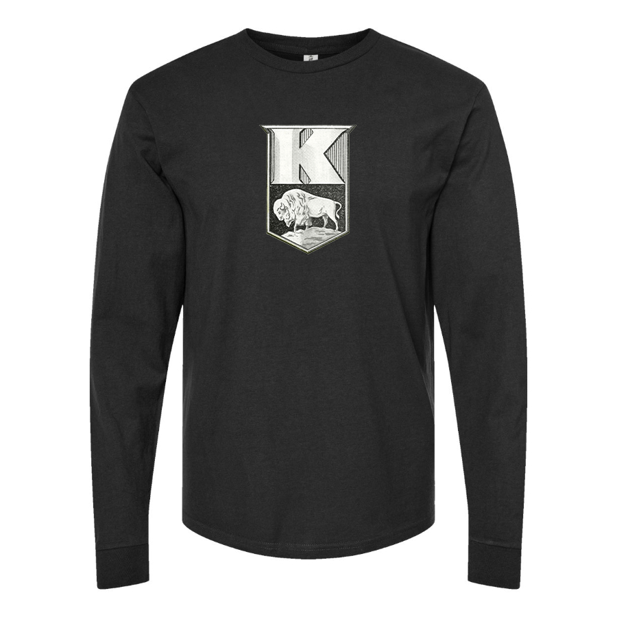 Men's Kaiser  Logo Cotton Long Sleeve T-Shirt