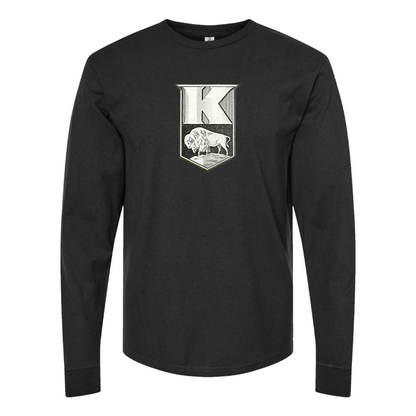 Men's Kaiser  Logo Cotton Long Sleeve T-Shirt