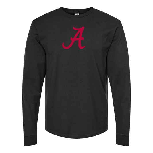 Men's Alabama Crimson Tide Logo Cotton Long Sleeve T-Shirt