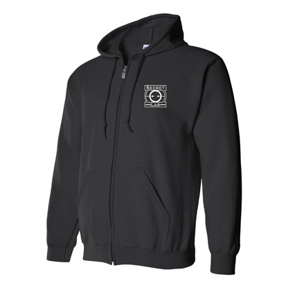 Men's Secret Lab Symbol Logo Zipper Hoodie