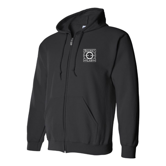 Men's Secret Lab Symbol Logo Zipper Hoodie