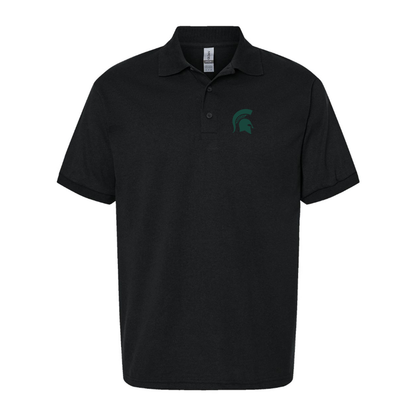 Men's Michigan State Spartans Logo Dry Blend Polo