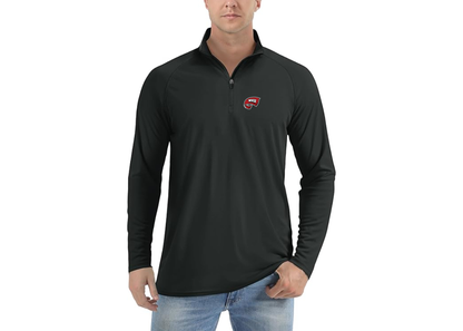 Men's Western Kentucky Hilltoppers Lightweight Quarter-Zip Athletic Shirt Long Sleeve Performance Wear