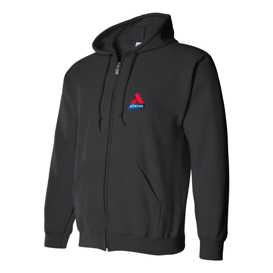 Men's Atkins Logo Zipper Hoodie