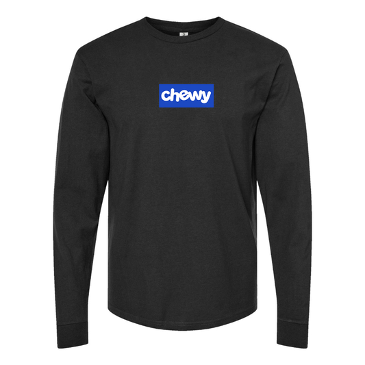 Men's chewy Logo Cotton Long Sleeve T-Shirt