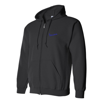 Men's Vespa Logo Zipper Hoodie