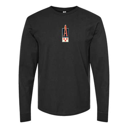 Men's Acadian Logo Cotton Long Sleeve T-Shirt