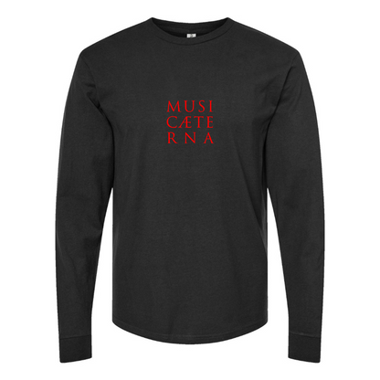 Men's Music Aeterna  Logo Cotton Long Sleeve T-Shirt