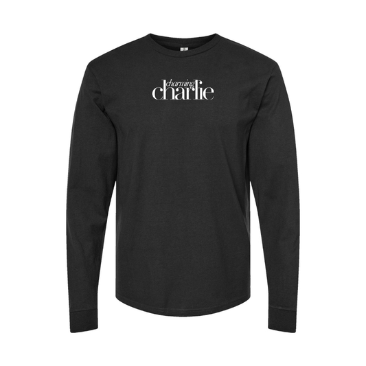 Youth  Charming Charlie Logo Cotton Long Sleeve T-Shirt