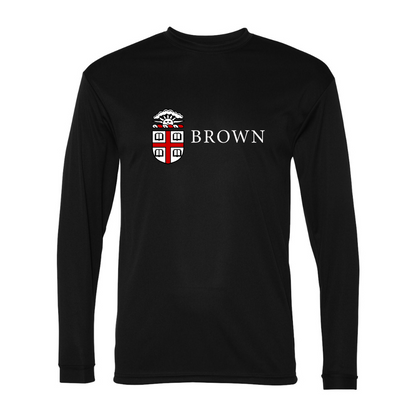 Men's Brown University  Performance Long Sleeve T-Shirt