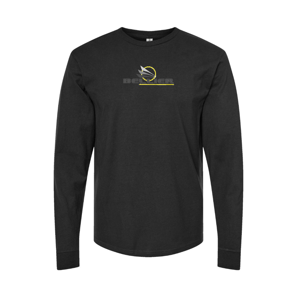 Youth Bellier Automobiles Logo Cotton Long Sleeve T-Shirt