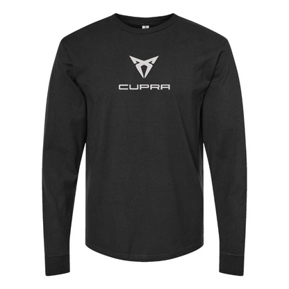 Men's Cupra  Logo Cotton Long Sleeve T-Shirt