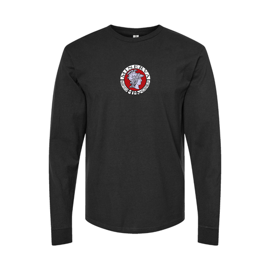 Youth Minerva Automobile Logo Cotton Long Sleeve T-Shirt