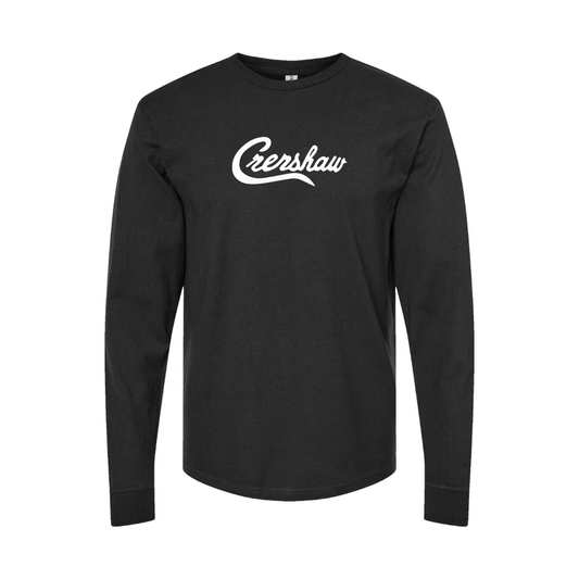 Youth Crenshaw Logo Cotton Long Sleeve T-Shirt