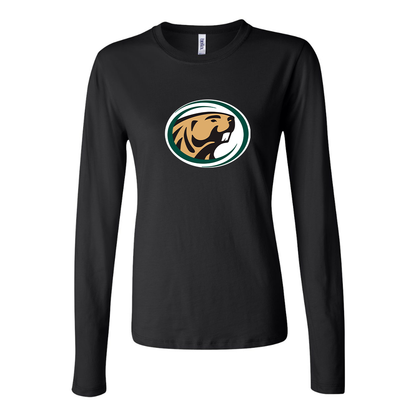BELLA CANVAS Women’s Bemidji State Beavers Jersey Long Sleeve Tee