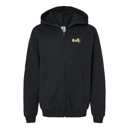 Gildan Heavy Blend Youth Full Zip Hooded Sweatshirt