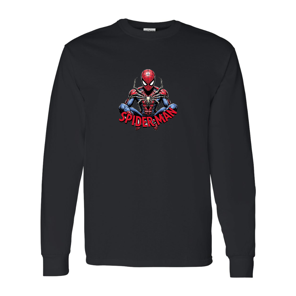 Men's Spider-Man 2025 Gildan Heavy Cotton Long Sleeve T-Shirt