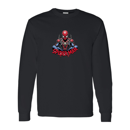 Men's Spider-Man 2025 Gildan Heavy Cotton Long Sleeve T-Shirt