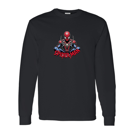 Men's Spider-Man 2025 Gildan Heavy Cotton Long Sleeve T-Shirt