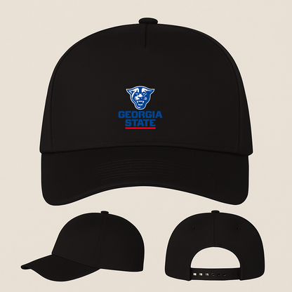 George Georgia State Panthers Logo Five Panel Twill Snapback Cap
