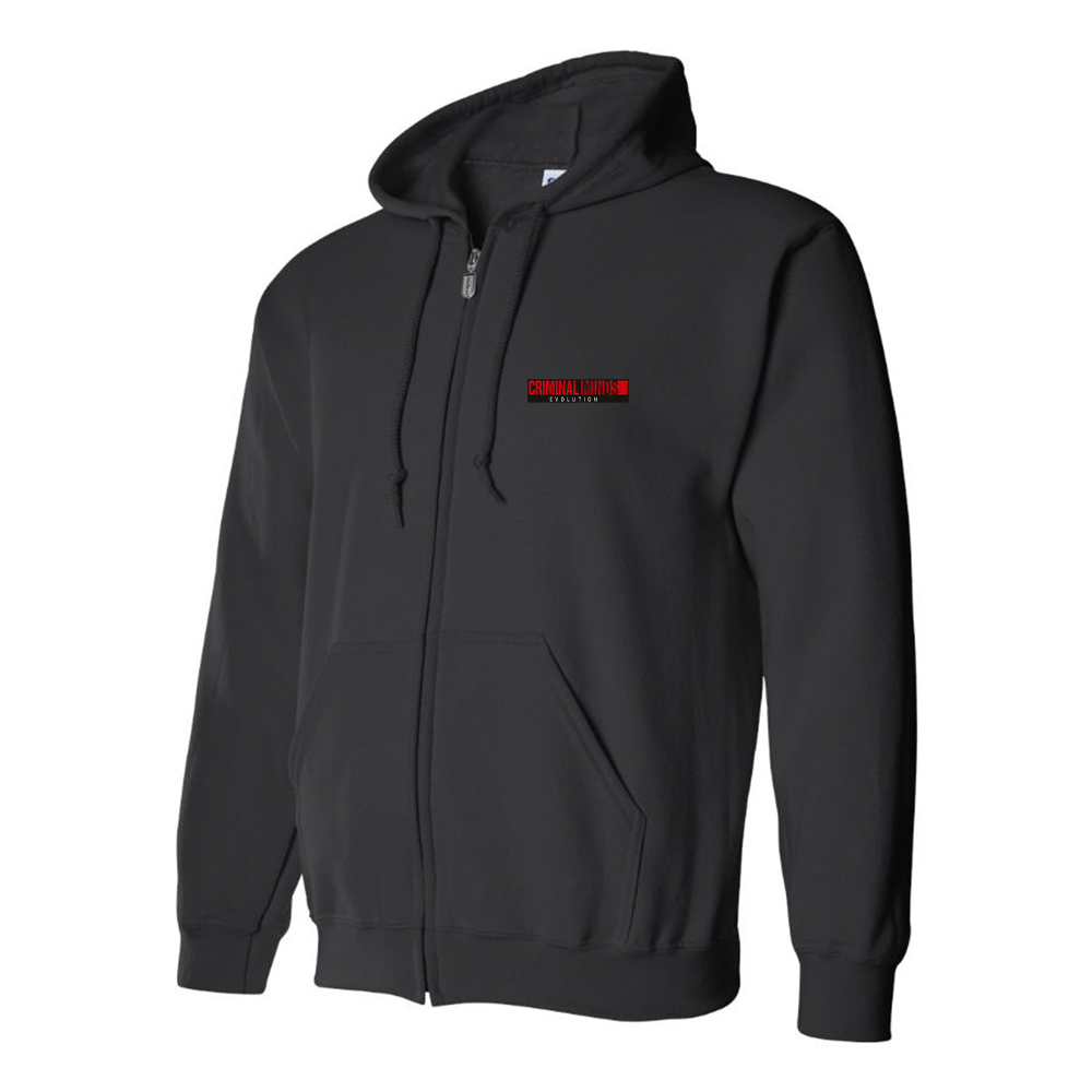 Men's Criminal Minds Logo Zipper Hoodie